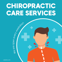 Chiropractic Care Instagram Post Image Preview