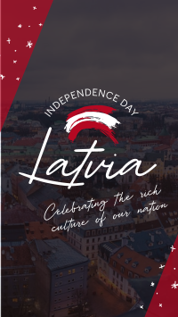 Latvia Independence Day Facebook Story