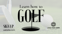 Minimalist Golf Coach Animation