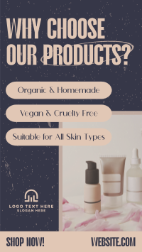 Skincare Minimal Product Instagram Story Design