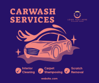 Carwash Services List Facebook Post