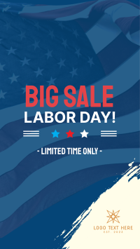 Big Sale Labor Day Instagram Story