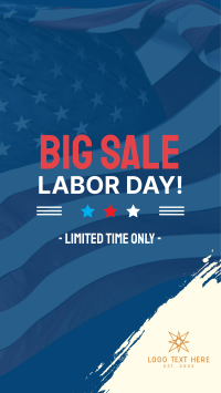 Big Sale Labor Day Instagram Story Image Preview