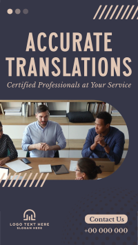 Corporate Translator Professional Facebook Story