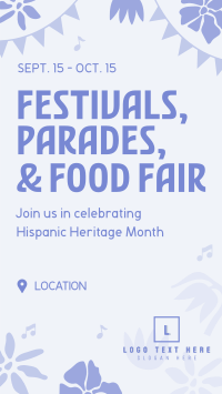 Hispanic Heritage Party Facebook Story