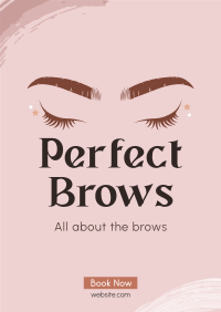 Perfect Beauty Brows Poster