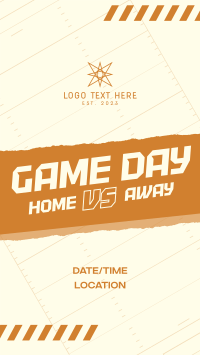 Football Match Day Facebook Story Design