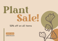 Plant Shop Postcard example 2