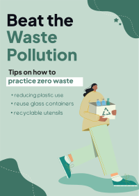 Beat Waste Pollution Poster