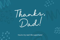 Thanks Dad Script Pinterest Cover