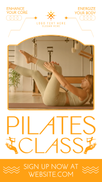 Rustic Pilates Class Facebook Story