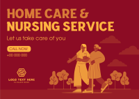 Homecare Service Postcard