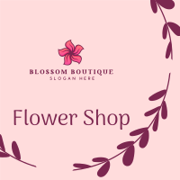 Florist Flower Shop Instagram Post Image Preview