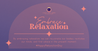 Embrace Relaxation Facebook Ad