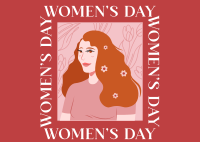 Women's Day Portrait Postcard