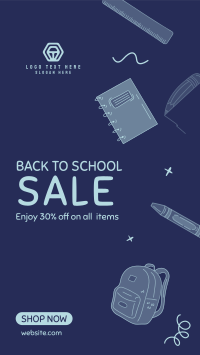 Back to School Sale Instagram Story