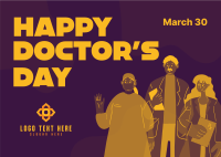 Happy Doctor's Day Postcard