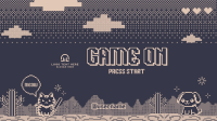 Retro 8-Bit Game Night YouTube Banner