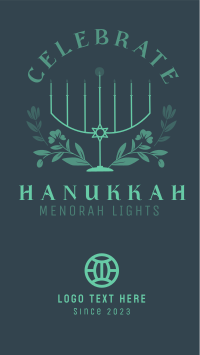 Hanukkah Light Facebook Story