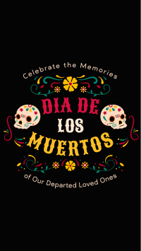 Dia De Muertos Festival Facebook Story