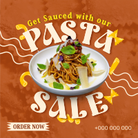 Saucy Pasta Sale Linkedin Post