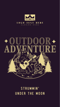 Outdoor Adventure Camping Instagram Story