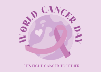 Fighting Cancer Postcard