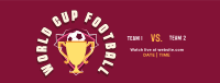 World Cup Trophy Facebook Cover