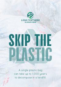 Sustainable Zero Waste Plastic Poster