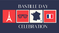 Tiled Bastille Day Facebook Event Cover