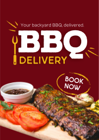 BBQ Delivery Flyer Design