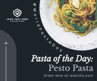 Minimalist Pasta Day Facebook Post