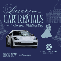 Luxury Wedding Car Rental Instagram Post