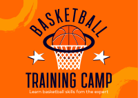 Train Your Basketball Skills Postcard