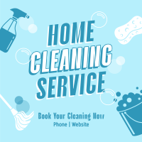 Contemporary Cleaning Service Instagram Post Image Preview