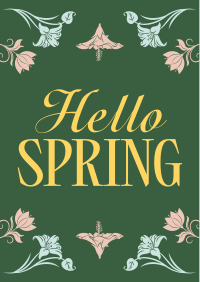 Vintage Spring Pattern Flyer