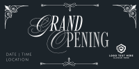 Elegant Ornament Grand Opening Twitter Post