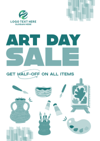 Art Materials Sale Flyer