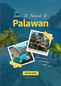 Palawan Paradise Travel Poster