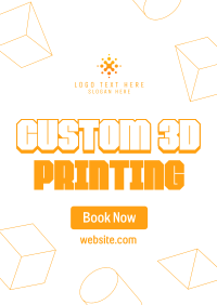 Custom 3D Printing Flyer