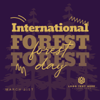 International Forest Day Instagram Post Design