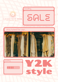 Y2K Fashion Brand Sale Flyer