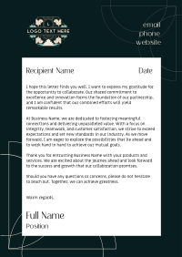 Simple Minimal Business Letterhead