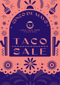 Cinco de Mayo Taco Promo Poster