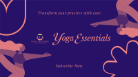 Trendy Yoga Class YouTube Banner