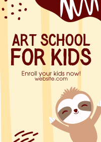 Art School for Kids Poster