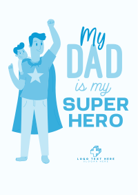 Superhero Dad Flyer