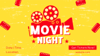 Movie Night Tickets Animation