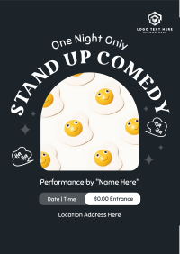 One Night Comedy Show Flyer