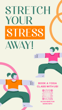 Stretch Your Stress Away Instagram Story